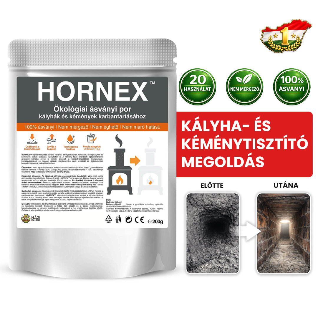 Hornex – Megoldás kályhák és kémények tisztítására | 200 g